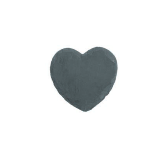 Slate heart 10x10x0,5cm